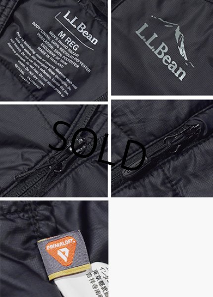 画像2: L.L.Bean【LLビーン】【黒】【プリマロフト】【パッカウェイフードジャケット】 【ナイロンジャケット】【サイズM】  (2)
