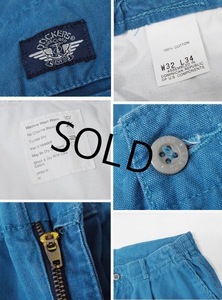 画像2: 【ビンテージ】【DOCKERS】ドッカーズ【水色】【1タック】【コットンパンツ】【32x34】  (2)