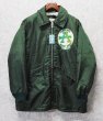 画像1:  80’s~【ビンテージ】【WESTWIND】緑【SKATE LAND HOCKEY ASSOC】ナイロン【裏ボアジャケット】【サイズＸＬ】  (1)
