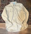 画像1: デッドストック USA製【ビンテージ】【L.L.Bean 】【ＬＬビーン】オフホワイト【シャモアクロスシャツ】【15 1/2】  (1)