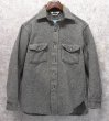 画像1: 70’s~ USA製【ビンテージ】Woolrich【ウールリッチ】【グレー】【ウールシャツ】【サイズM】  (1)