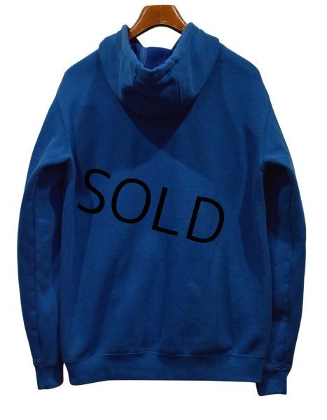 画像3: 【ビンテージ】【カーハート】carhartt【青】ロゴ入り【パーカー】【サイズ M】  (3)