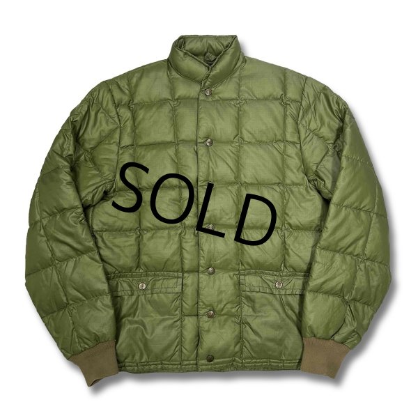 画像1: 60's【ビンテージ】【Eddie Bauer】【エディーバウアー】バウアーダウン【モスグリーン】キルティングダウン【ダウンジャケット】  (1)