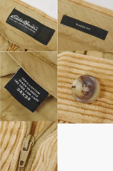 画像2: ビンテージ【Eddie Bauer】【エディーバウアー】【ライトブラウン】【コーデュロイパンツ】【34x34】  (2)