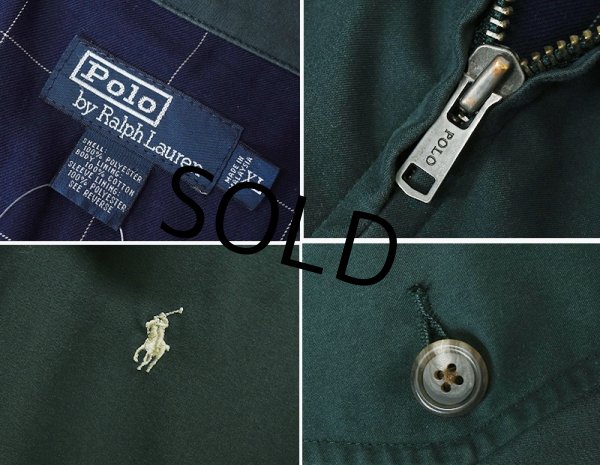 画像2: 【ラルフローレン】【POLO RALPH LAUREN】【緑】【ブルゾン】スウィングトップ【サイズXL】  (2)