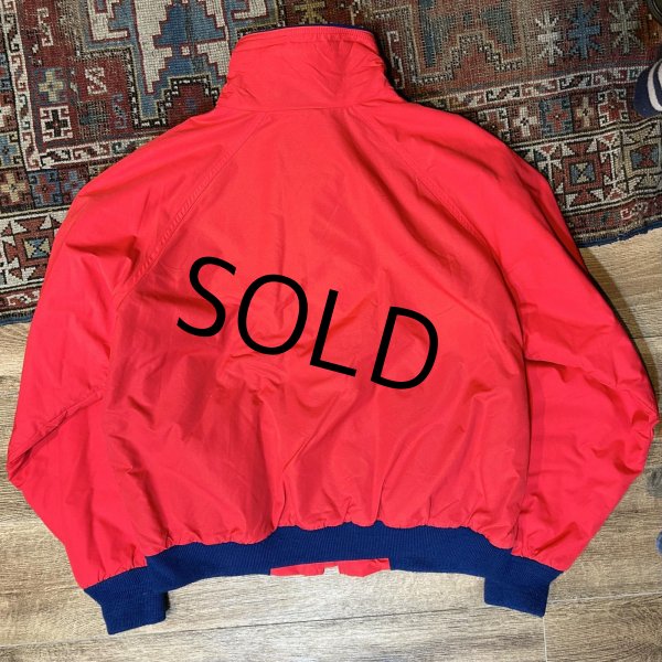 画像3: 【80's】【USA製】【Woolrich】ウールリッチ【TETON】【赤×紺】【ジップアップブルゾン】【裏フリースブルゾン】サイズＬ  (3)