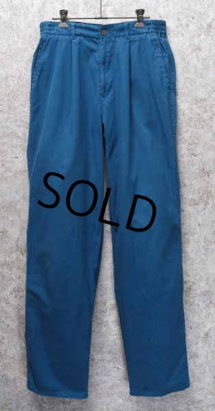 画像3: 【ビンテージ】【DOCKERS】ドッカーズ【水色】【1タック】【コットンパンツ】【32x34】  (3)