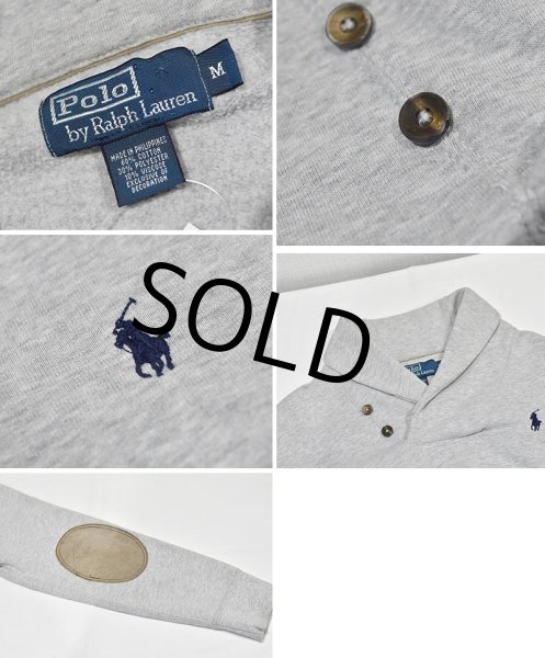 画像2: 【ラルフローレン】【POLO RALPH LAUREN】【グレー】【ショールカラースウェット】【サイズＭ】  (2)
