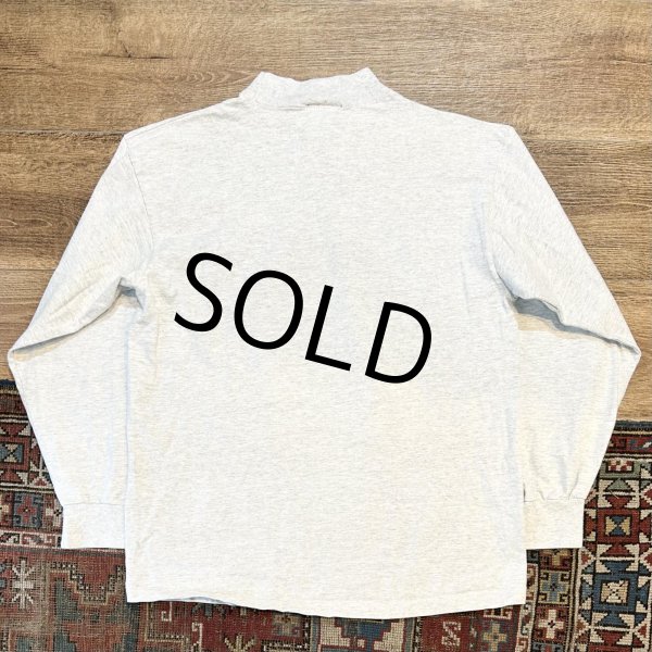 画像3: 【90’s】USA製【Susan Costello Art of Life】ビンテージ【ALASKA】トナカイ【グレー】【コットンシャツ】【モックネックロンT】【サイズL】  (3)