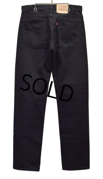 画像3: 【USA製】ビンテージ【LEVI'S】【リーバイス505】505【デニムパンツ】【ブラックデニム】黒【34x34】  (3)