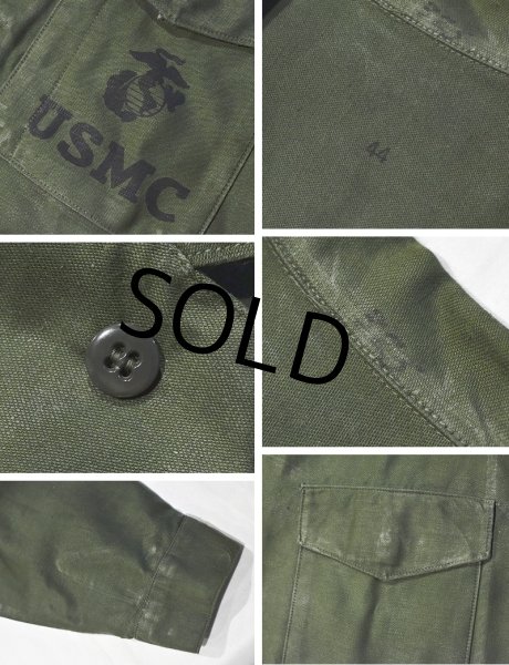 画像2: 50's【ビンテージ】【米軍実物】【USMC】P-58【P58】【ユーティリティジャケット】ユーティリティシャツ 44  (2)