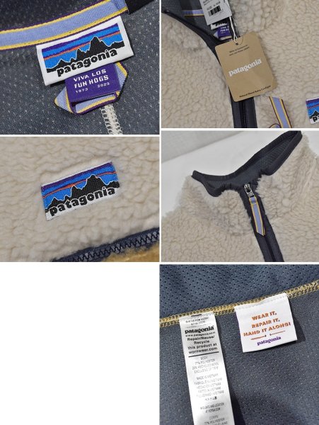 画像2: 新品未使用【パタゴニア】patagonia 50周年記念【ナチュラルブレンド】GRAYLING BROWN グレイリングブラウン 20535【レトロカーディガン】フリース【サイズXL】  (2)