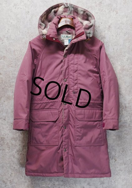 画像1: 80's【USA製】【ビンテージ】【L.L.Bean】LLビーン【ウール裏地】【ピンク】【マウンテンパーカー】レディース古着【サイズW-S】  (1)