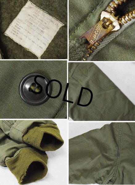 画像2: 60's~【ビンテージ】【米軍実物】U.S.NAVY【バックステンシル入り】【A-2】【デッキジャケット】サイズL  (2)