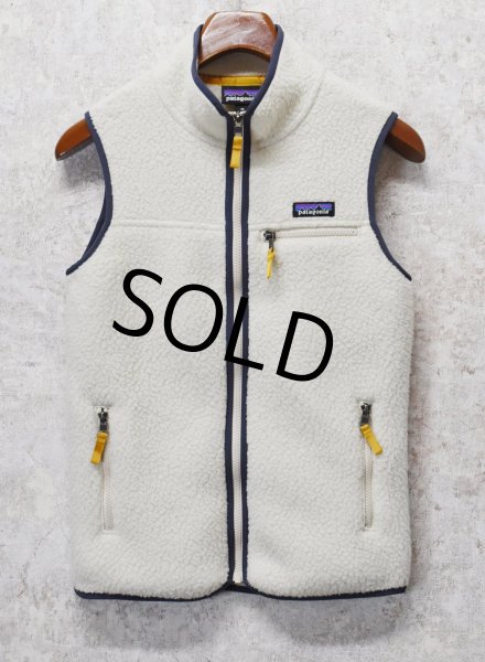 画像1: 【パタゴニア】【patagonia】レトロＸベスト【レトロパイルベスト】【アイボリー】【フリースベスト】【サイズXS】  (1)