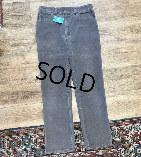 画像2: ビンテージ【USA製】【Lee】リー【チャコールグレー】ストレート【コーデュロイパンツ】【32x30】  (2)