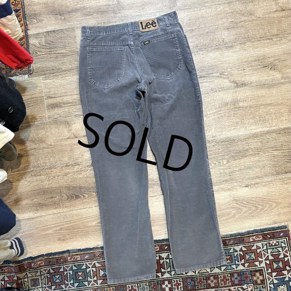 画像4: ビンテージ【USA製】【Lee】リー【チャコールグレー】ストレート【コーデュロイパンツ】【32x30】  (4)