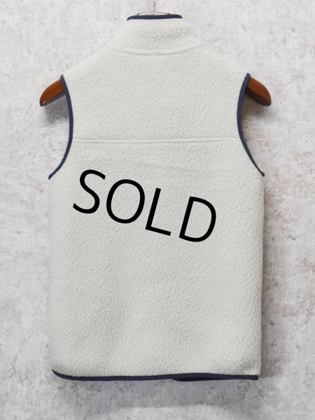 画像3: 【パタゴニア】【patagonia】レトロXベスト【レトロパイルベスト】【アイボリー】【フリースベスト】【サイズXS】  (3)