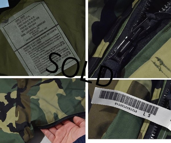 画像2: デッドストック 90s 【ビンテージ】【米軍実物】【U.S.ARMY】【ECWCS】エクワックス 【ウッドランド】【ゴアテックスパーカー】【L-SHORT】  (2)