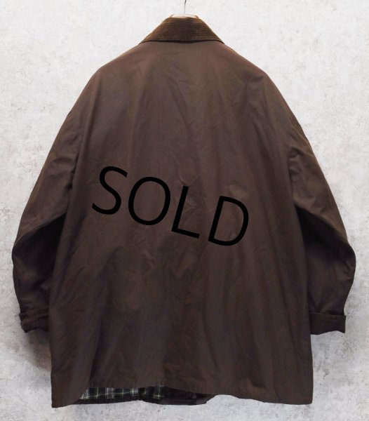 画像3: 程度良好【イングランド製】【OXFORD】【ブラウン】【オイルドジャケット】【フード付きジャケット 】【サイズXXL】  (3)
