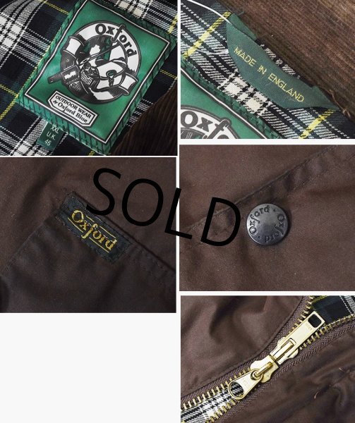 画像2: 程度良好【イングランド製】【OXFORD】【ブラウン】【オイルドジャケット】【フード付きジャケット 】【サイズXXL】  (2)