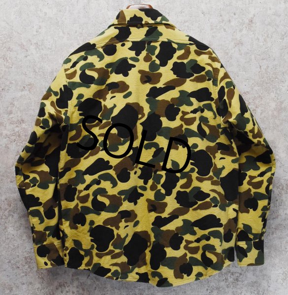 画像3: ほぼ未使用!!【USA製】【ビンテージ】 【FROSTPROOF】【フロストプルーフ】【カモフラ】シャモアクロスシャツ　サイズL  (3)