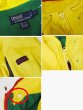 画像2: 【ビンテージ】【ラルフローレン】【POLO ralph lauren】【黄色×紺×裏地緑】【マウンテンパーカー】【サイズＬ】  (2)