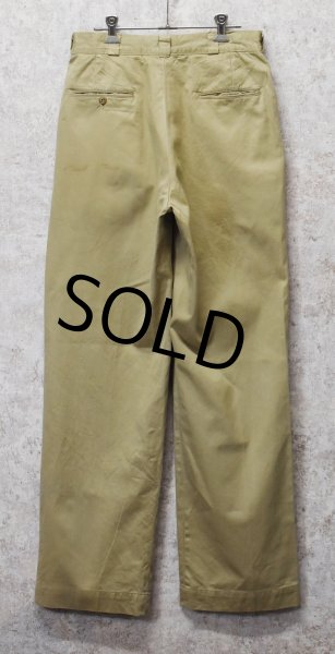 画像4: 60's【ビンテージ】U.S.ARMY【米軍実物】【チノパンツ】31×33  (4)