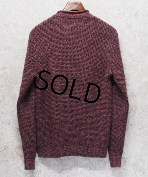 画像3: 【ビンテージ】【OLD NAVY】【オールドネイビー】【薄あずき色】【ロールネック】【コットンセーター】【サイズM】  (3)