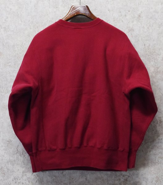 画像3: 90's【USA製】ビンテージ【チャンピオン】【Champion】【リバースウィーブ】【Indiana Alumni】【カレッジスウェット】【エンジ】【サイズL】  (3)