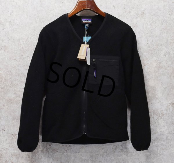 画像1: 新品未使用【パタゴニア】patagonia【黒】【シンチラカーディガン】【フリースカーディガン】フリース【サイズXXS】  (1)