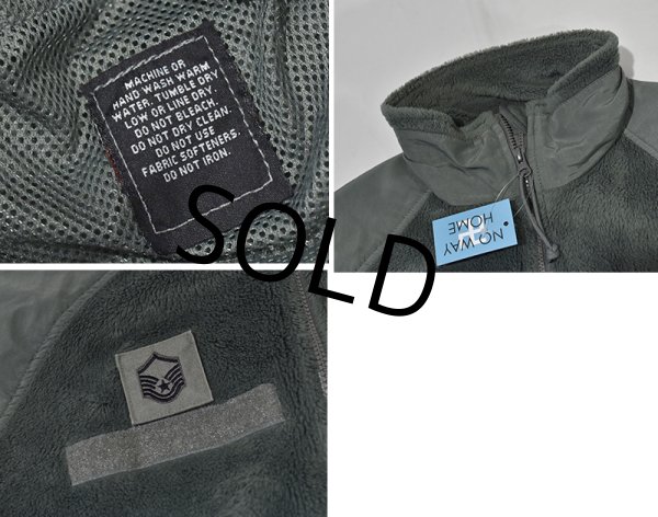 画像2: 【米軍実物】【GEN3】ECWCS  Level3【Polartec】ネームパッチ【ポーラテック】【フリース】フォリッジグリーン【M程度】  (2)