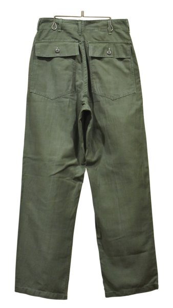 画像3: 80’s【ビンテージ】U.S.ARMY【米軍実物】OG107【ベイカーパンツ】【32×33】 (3)