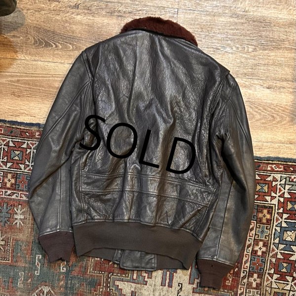 画像3: 60's【米軍実物】【ビンテージ】【U.S.NAVY】STAR SPORTSWEAR製【G-1】【フライトジャケット】【US38】  (3)