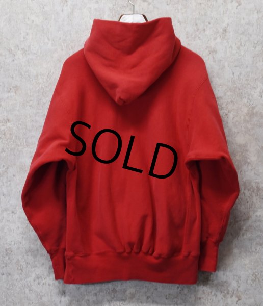 画像3: 90’s 【USA製】【ビンテージ】【Champion】【チャンピオン】【リバースウィーブ】【赤】【ARNOLD TRANSIT~】【パーカー】【サイズXL】  (3)