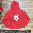 画像3: 【80's】【USA製】【ビンテージ】【チャンピオン】【Champion】FAIR PORT SOCCER バックプリント【トリコタグ】【赤】【リバースウィーブパーカー】【サイズXL】  (3)