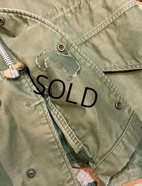 画像4: 60's ビンテージ【U.S.ARMY】米軍実物【初期型】【M-65】【アルミジップ】【フィールドジャケット】【S-R程度】  (4)