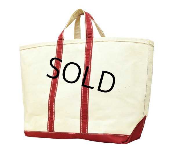 画像6: 70's【ビンテージ】L.L.bean【L.L.ビーン】【白×赤】【筆記体】【キャンバス】【トートバッグ】ビーントート  (6)