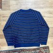画像3: 70’ｓ〜【ビンテージ】IZOD【ラコステ】【紺×茶ｘ白】ボーダー【ロンＴ】【サイズＬ】  (3)