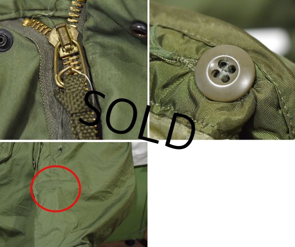画像3: 【程度良好】【80's】【U.S.ARMY】【米軍実物】【M-65】【モッズパーカー】【フィールドパーカー】【フルセット】【フィッシュテイルパーカー】【M】  (3)