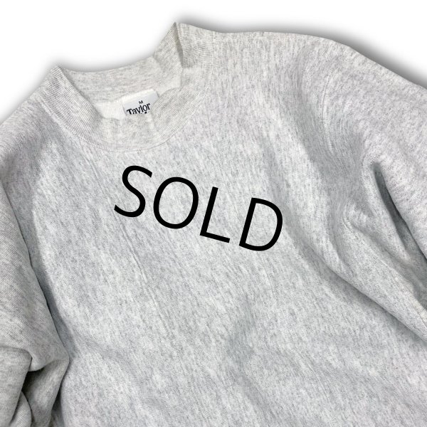 画像3: 90's~【USA製】【ビンテージ】【Taylor Made】【モックネック】【霜降りグレー】切替えスウェット【スウェット】【サイズM】  (3)