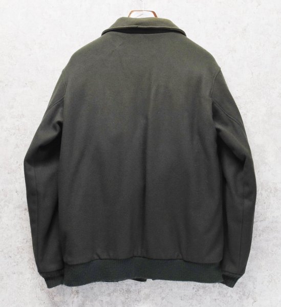 画像3: 【USA製】【ビンテージ】【LLビーン】【L.L.bean】オリーブ【裏地チェック】【ウールブルゾン】【サイズL】  (3)