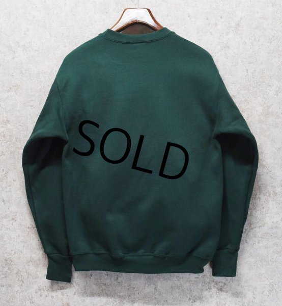画像4: 程度良好!! 90's【USA製】【ビンテージ】【Duck Head】【緑】【ロゴ刺繍】【スウェット】【サイズM】  (4)