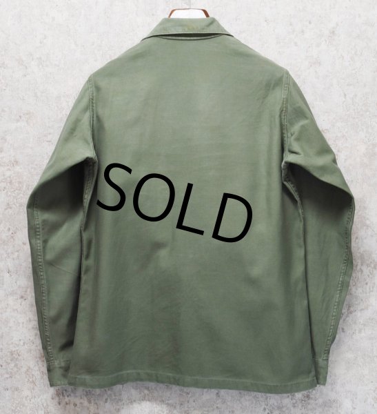 画像3: 【60's】【米軍実物】【ビンテージ】【U.S.ARMY】【OG107】【ユーティリティシャツ】【15 1/2×35】  (3)