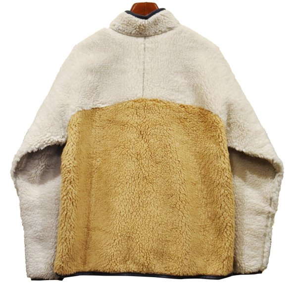 画像3: 新品未使用【パタゴニア】patagonia 50周年記念【ナチュラルブレンド】GRAYLING BROWN グレイリングブラウン 20535【レトロカーディガン】フリース【サイズXL】  (3)