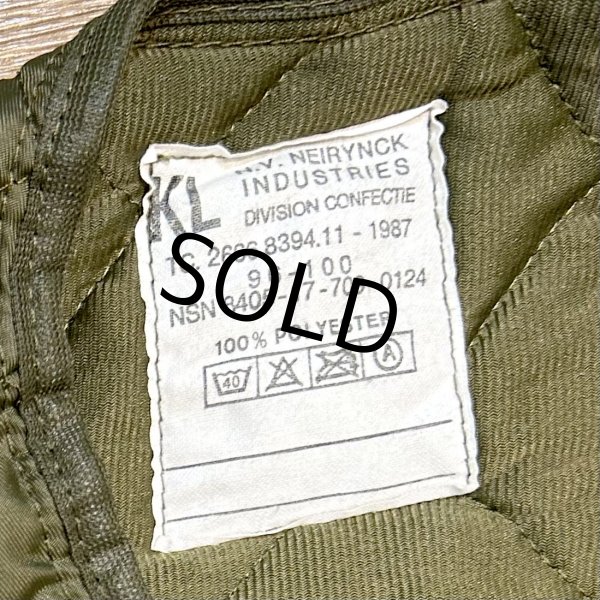 画像2: デッドストック【ビンテージ】【80's】オランダ軍 オリーブ 【キルティングライナー】   (2)