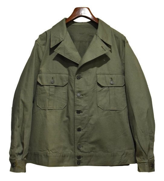 画像1: 【デッドストック】40's【ビンテージ】【米軍実物】U.S.ARMY【Ｍ-41】M41 【HBTジャケット】【46R】  (1)