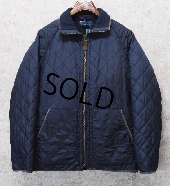 画像1: 【ラルフローレン】【POLO ralph lauren】【ネイビー】中綿入り【キルティングジャケット】【サイズＭ】  (1)