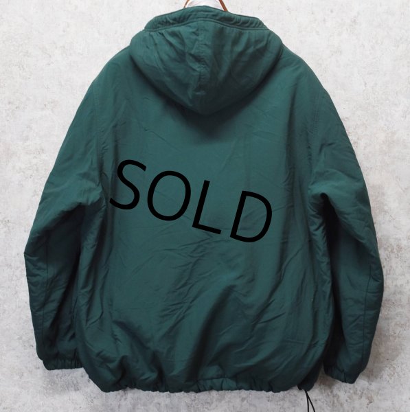 画像3: オールド【J-crew】ジェイクルー 【緑】【裏フリース】【アノラックパーカー】【サイズXL】  (3)