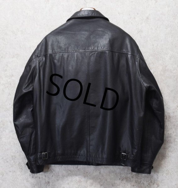 画像3: 【ビンテージ】【GAP】【ギャップ】【ブラック】【レザージャケット】【サイズＬ】  (3)